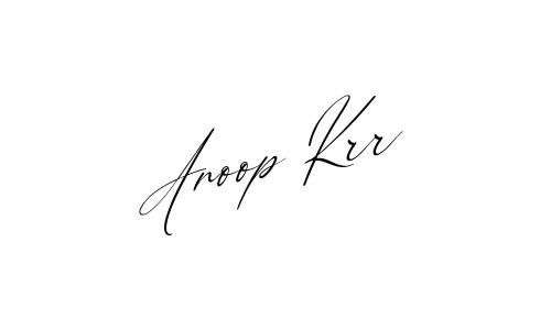 Anoop Krr name signature